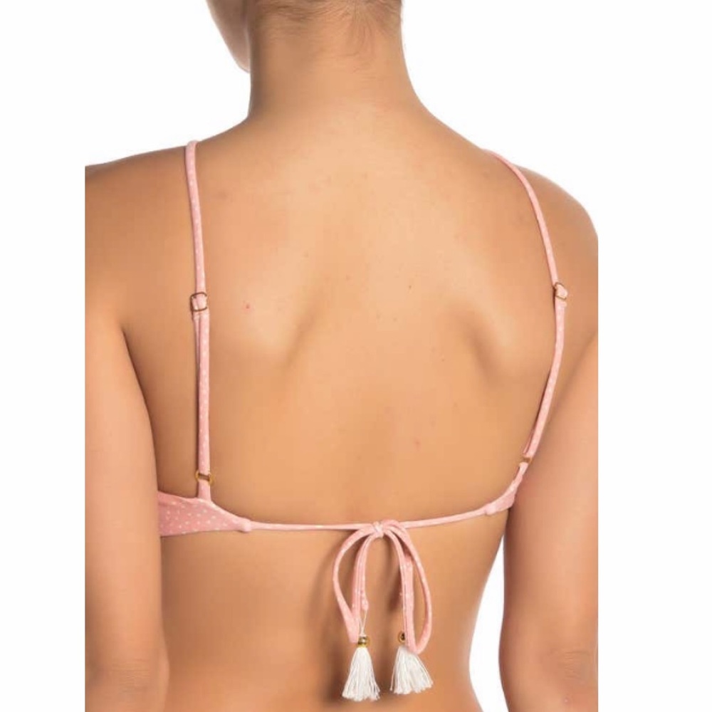 Amuse Society Dawn High Neck Swim Top Size Small - Picture 2 of 6